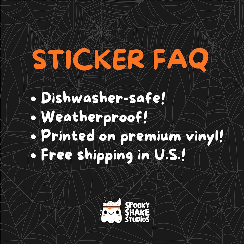 Zombie Ice Cream Sticker | Spooky Vinyl Decal image 2