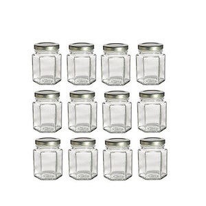 Set of 4 Mini Optic Spice Jars, 4oz