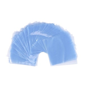 Shrink Wrap Bags 100pcs PVC Clear Heat Shrink Seal Film for Book Film  DVD/CD Gift Candles Shoes Soap Bottles DIY Crafts