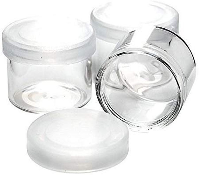 24 pcs Glass Concentrate Jars with silicon Lids Air Tight Etsy