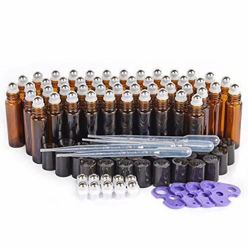 Essential Oil Roller Bottles 48 Pack Hoa Kinh 10ml Empty Etsy