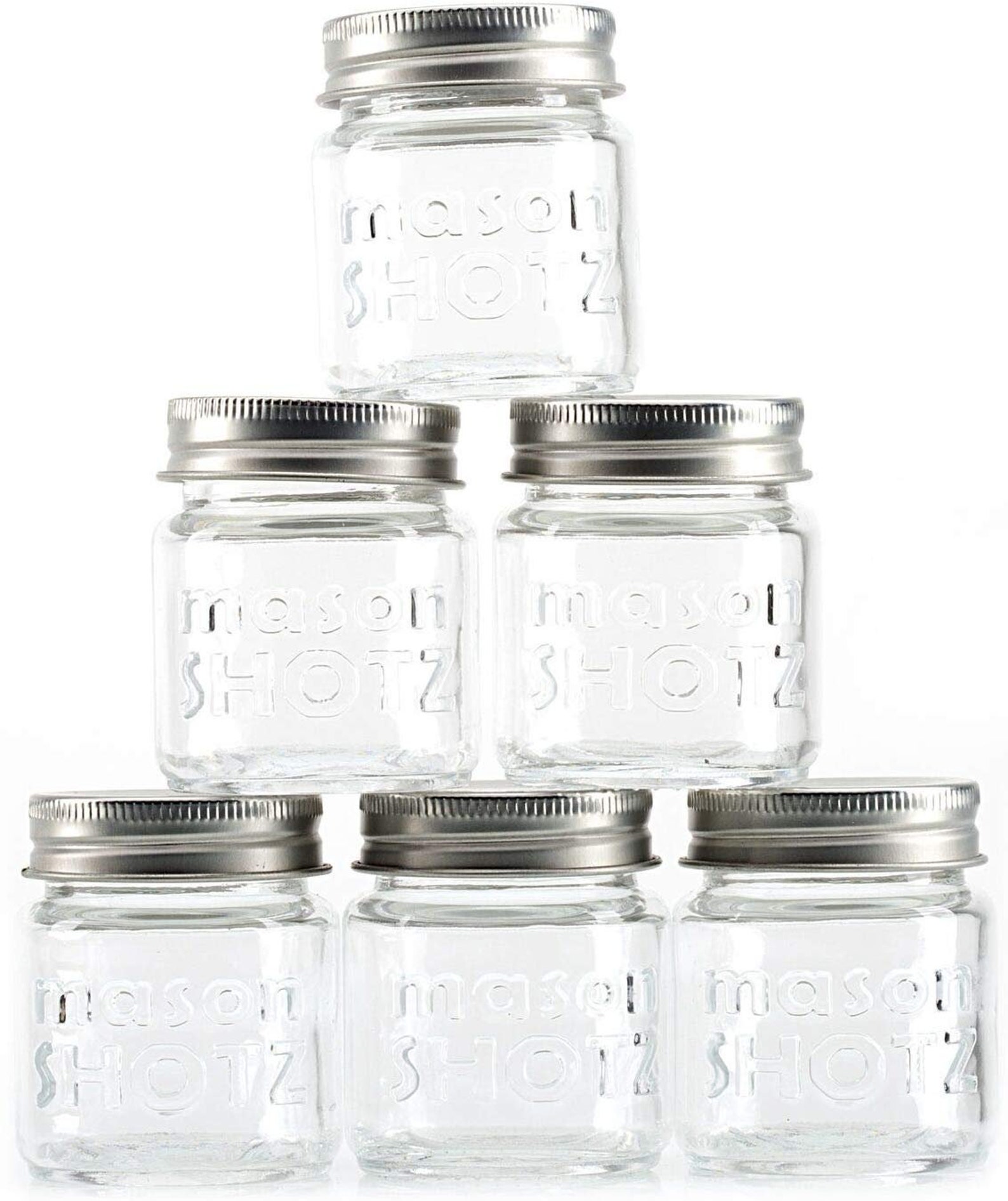Mason Jar Shot Glasses With Lids Set of 8 Mason Jar 2 Ounce Etsy