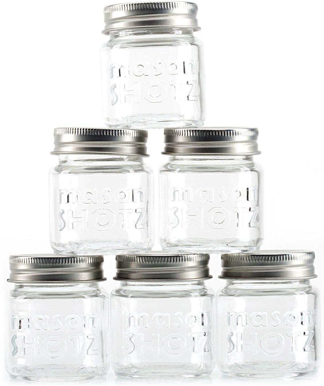 Mason Jar Shot Glasses with lids Set of 8 Mason Jar 2 Ounce Etsy