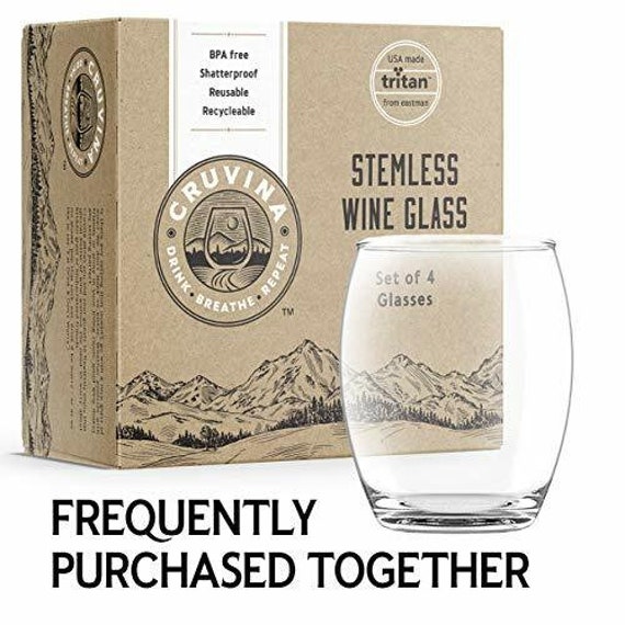 Unbreakable Plastic Drinking Glasses [Set of 6] Shatterproof Drinking Cups  16 Oz