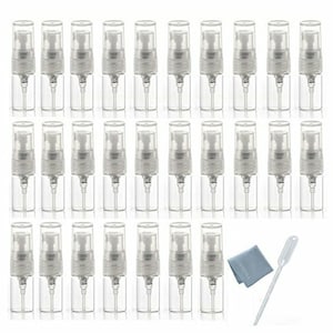 30pcs Mini Clear 2ml 5/8dram Atomizer Vial Glass Bottle Spray ...