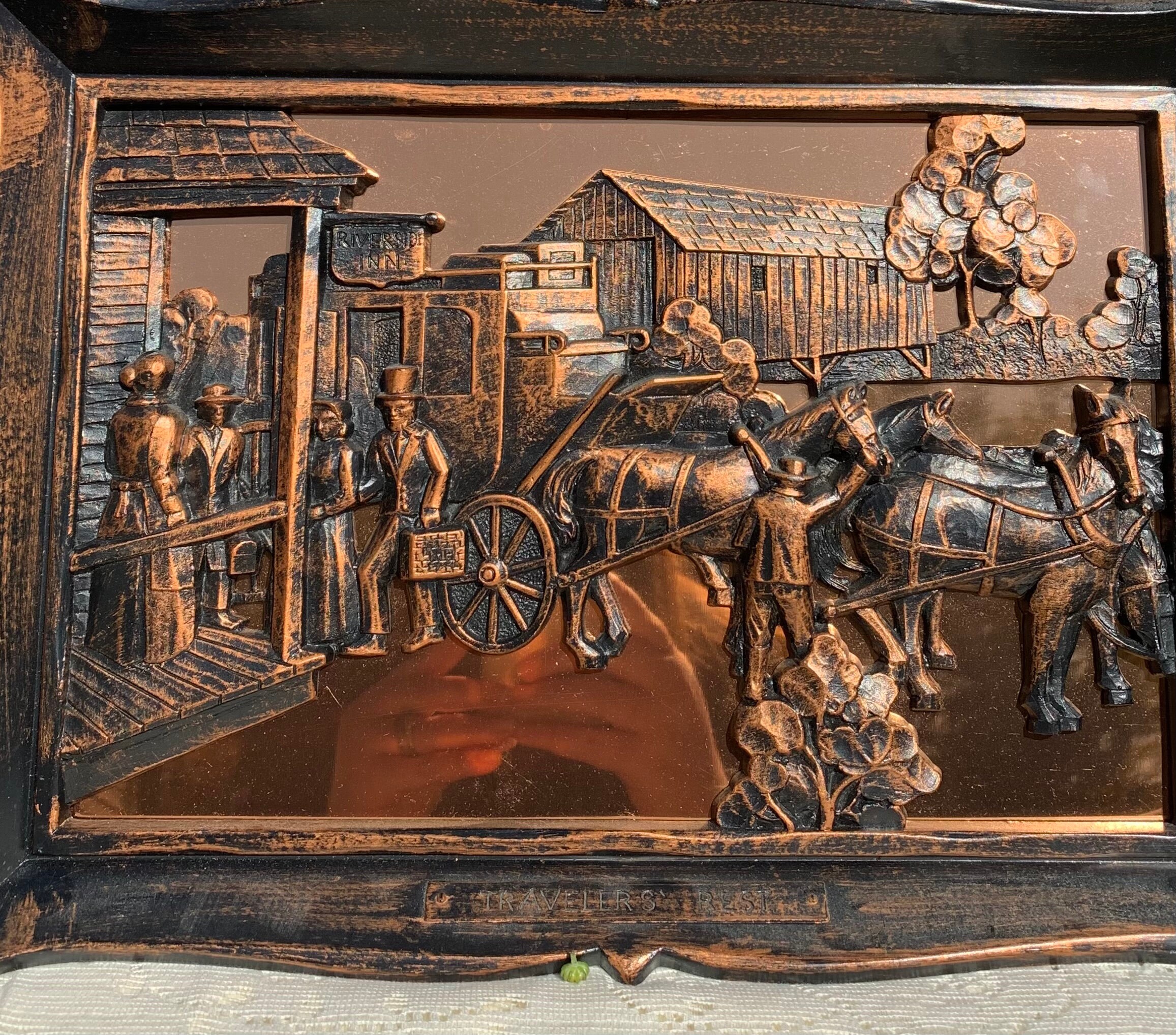 Vintage Coppercraft Guild Copper Wall Hanging Coppercraft Etsy