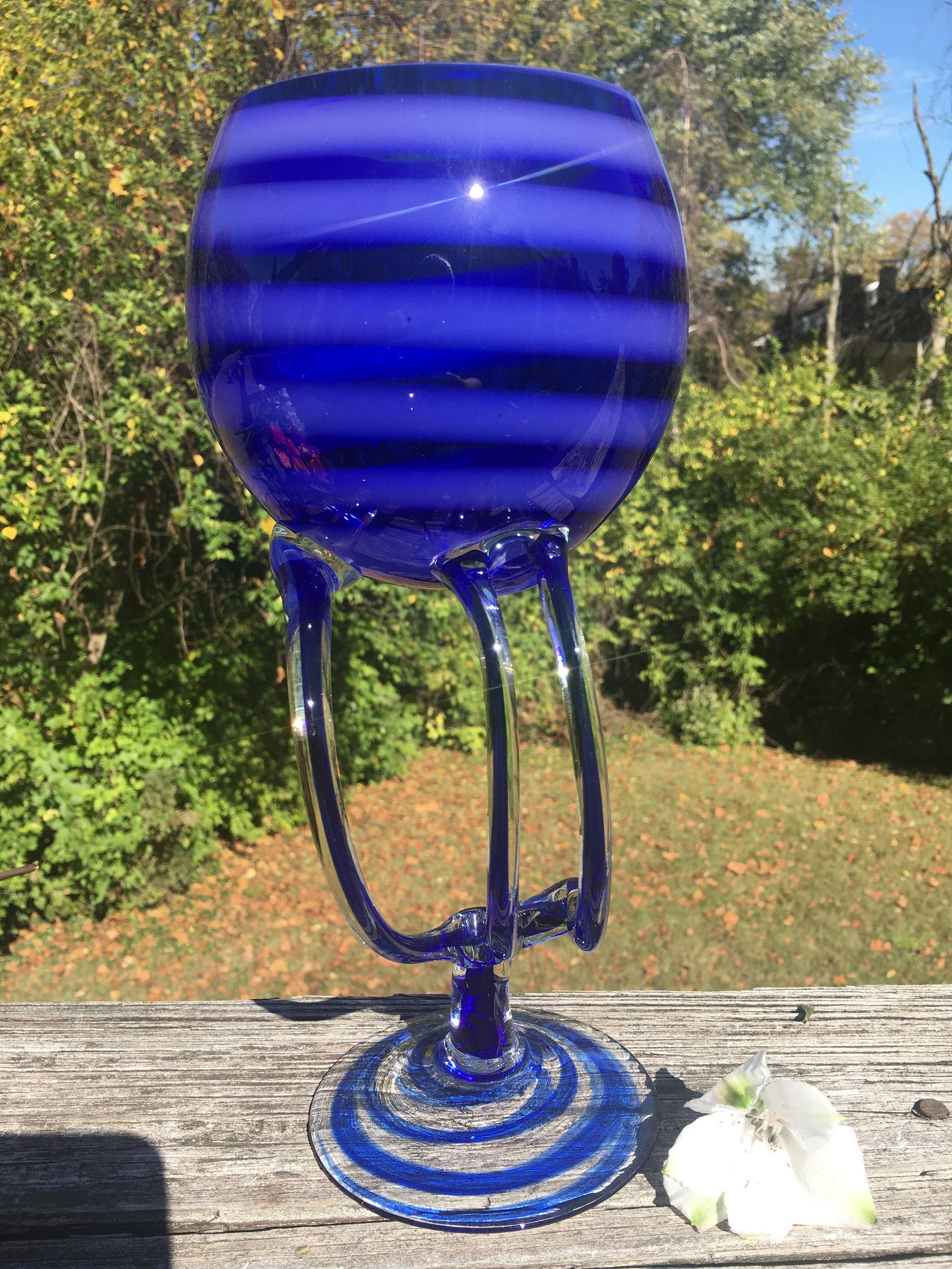Jozefina Krosno art glass vase unique vintage vase Polish Etsy