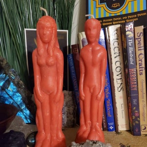 Adam & Eve / Male Female / Figure candles / Wicca / Witchcraft / Hoodoo / Spellwork / Ritual