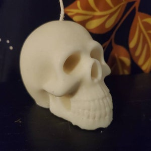 SKULL CANDLE / Intention / Manifest/ Spell Candle / Ritual Candle / Witchcraft / Wicca / Halloween