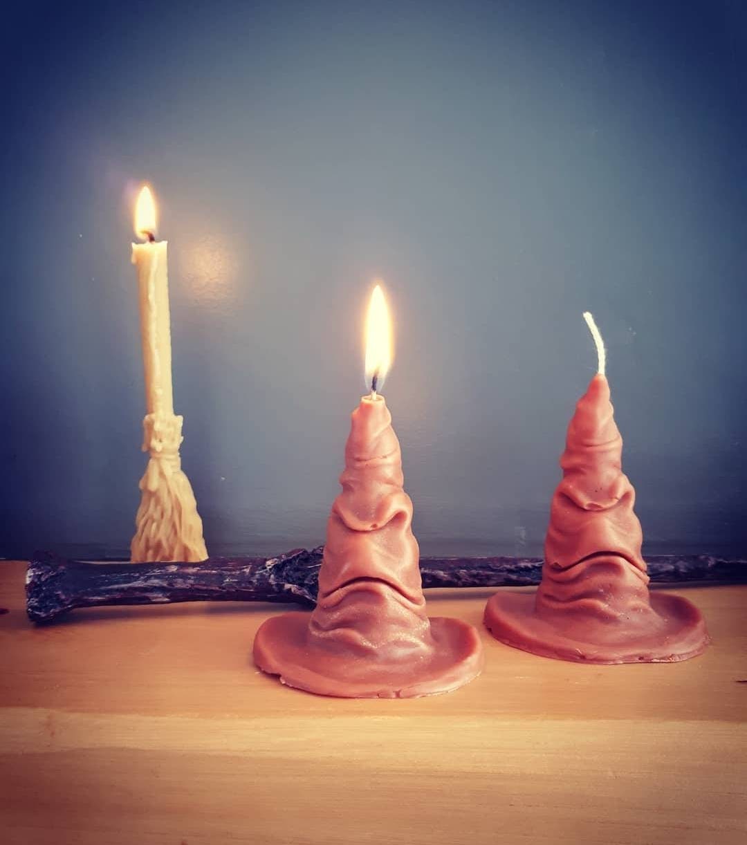 Bougie Choixpeau Sorting Hat Witchcraft Sorcellerie Candle Chapeau
