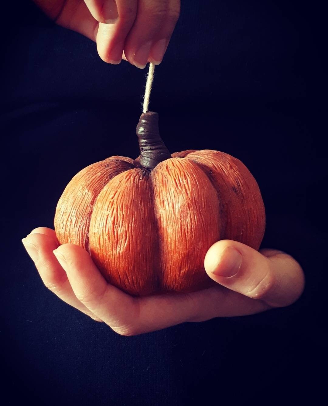 Bougie Citrouille Pumpkin Candle Halloween Autumn Mabon