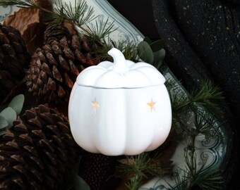 Brûle-parfum "Citrouille blanche" brûleur fondants parfumés pumpkin Automne Oil Burner