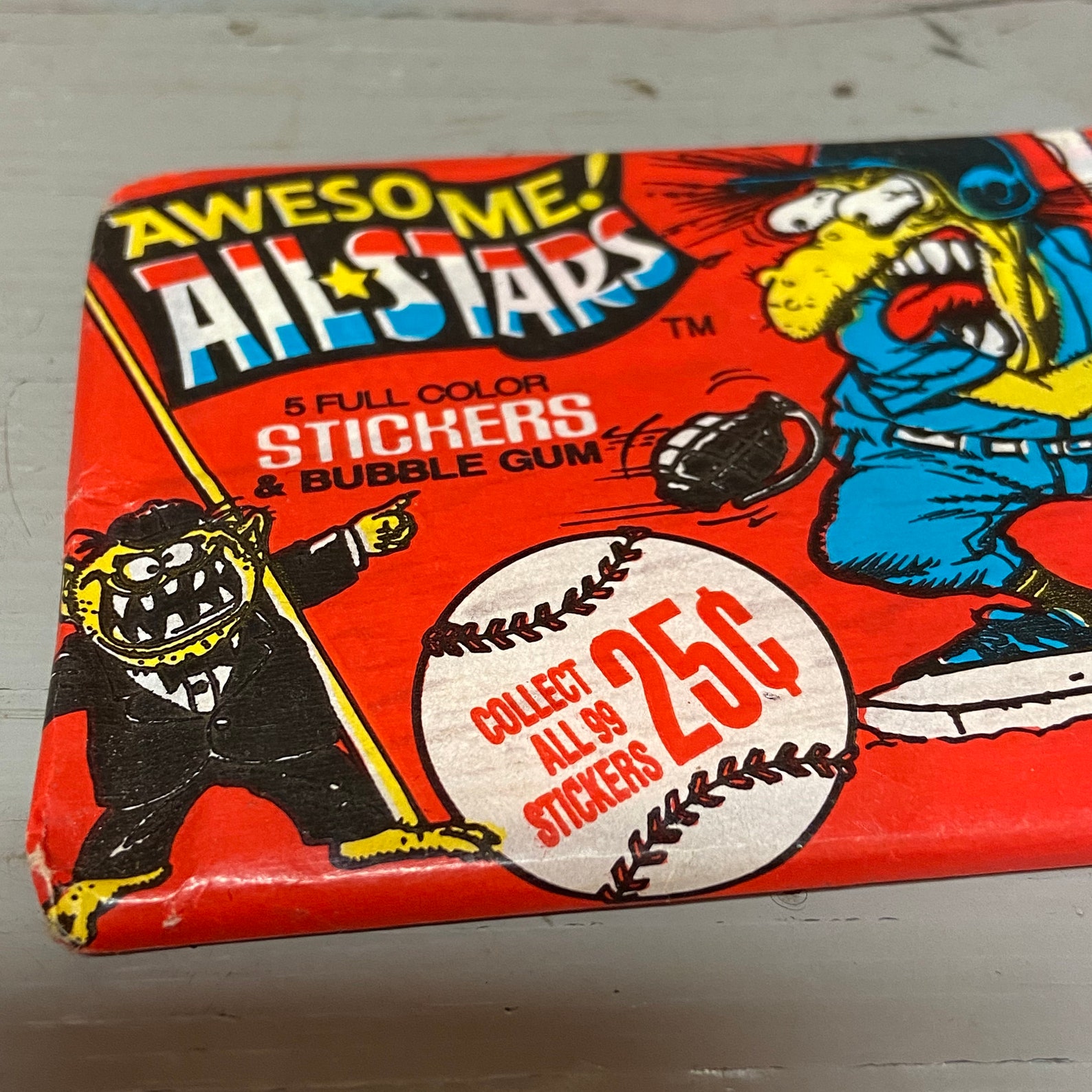 Awesome All Stars Trading Cards Leaf Awesome All Stars Etsy