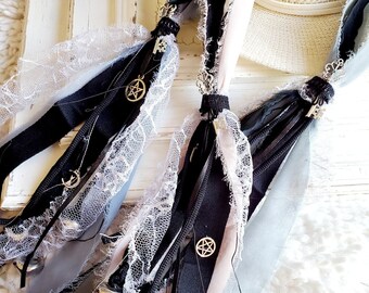 Witch Bells Spider Web | Wiccan | Home Protection |  Witch Decor | Protection | Alter Tool | Pagan | Bells | Witchy | Pagan | Bells