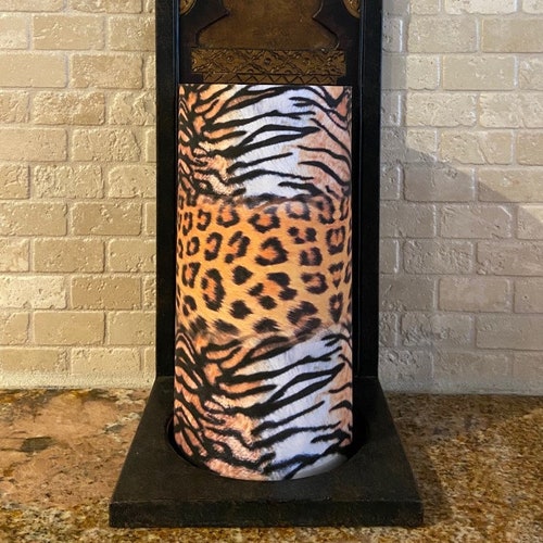 Wild Safari Set Flameless Candles Tiger Print Flameless Etsy