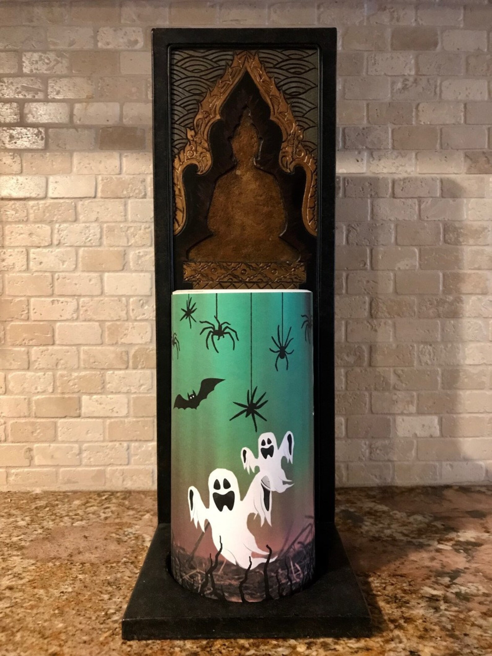 Jack O Lantern Tall Flameless Candles Halloween Candles Etsy