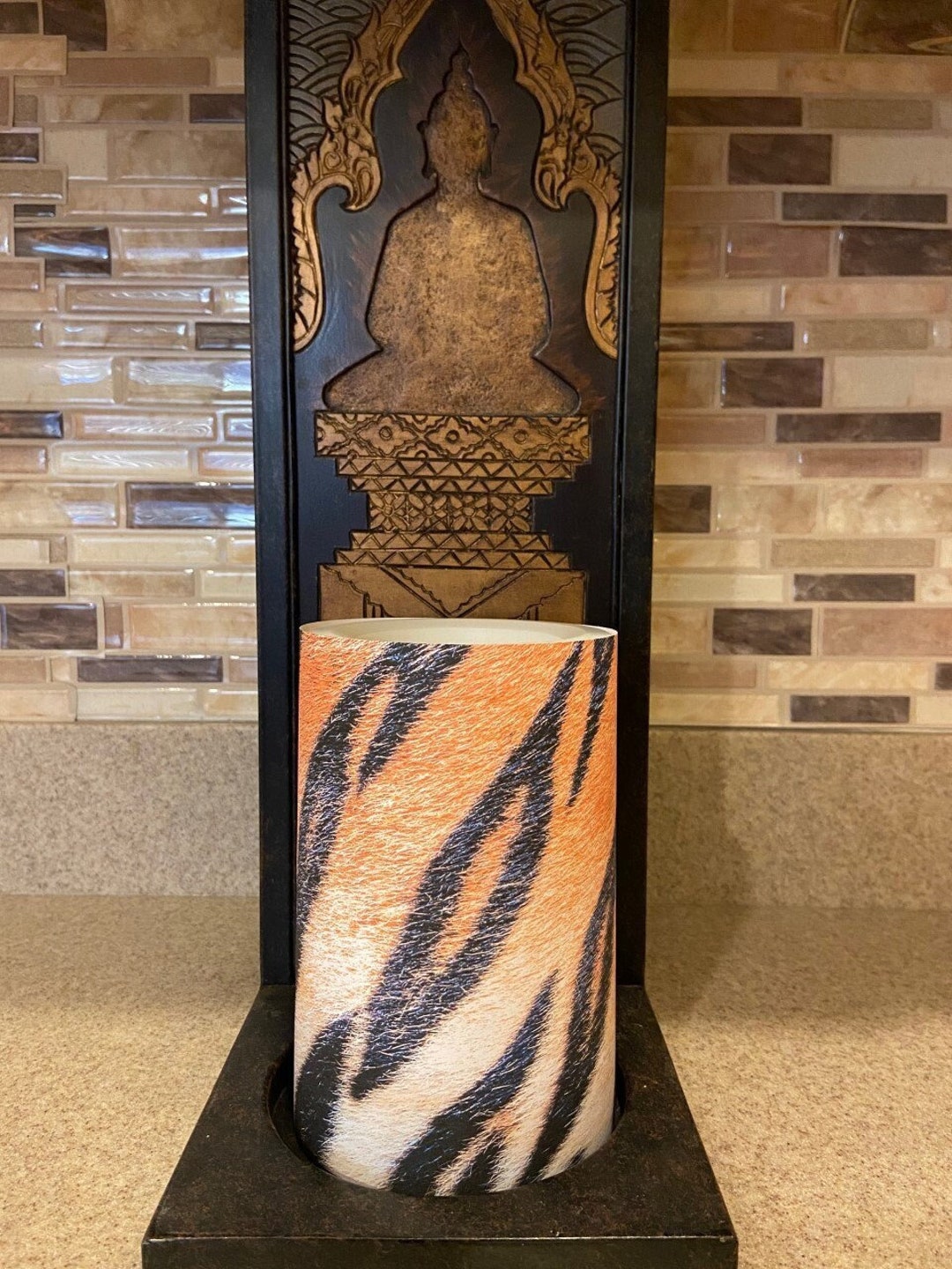 Year of the Tiger Flameless Candle Luxury Flameless Candle Etsy