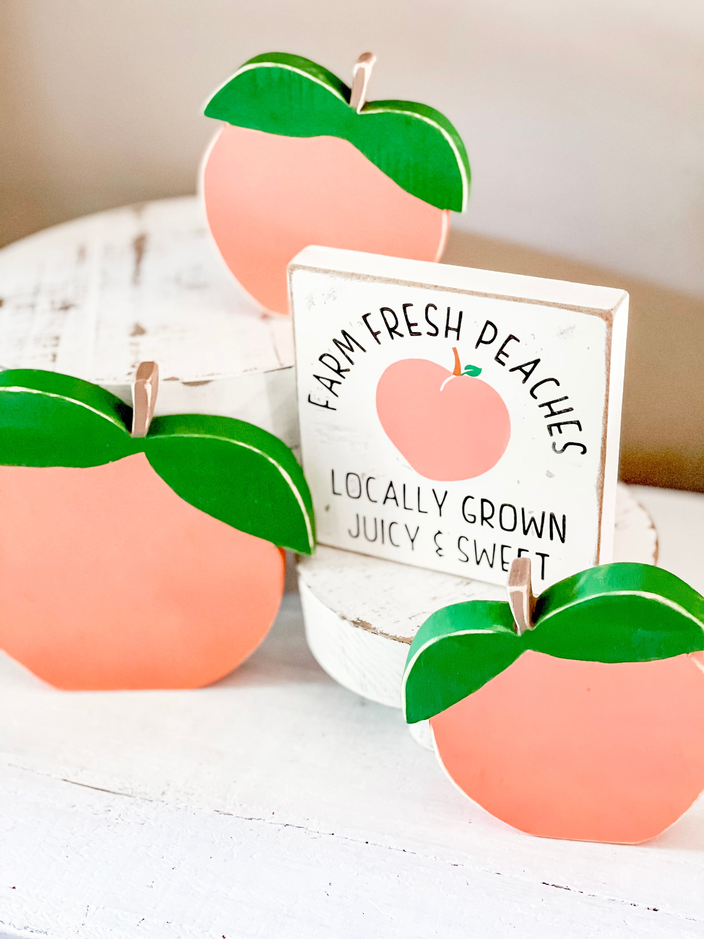 Wood peach rustic peach peach decor peach theme peach | Etsy