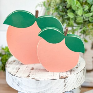 Wood Peach, Rustic Peach, Peach Decor, Peach Theme, Peach Tiered Tray ...