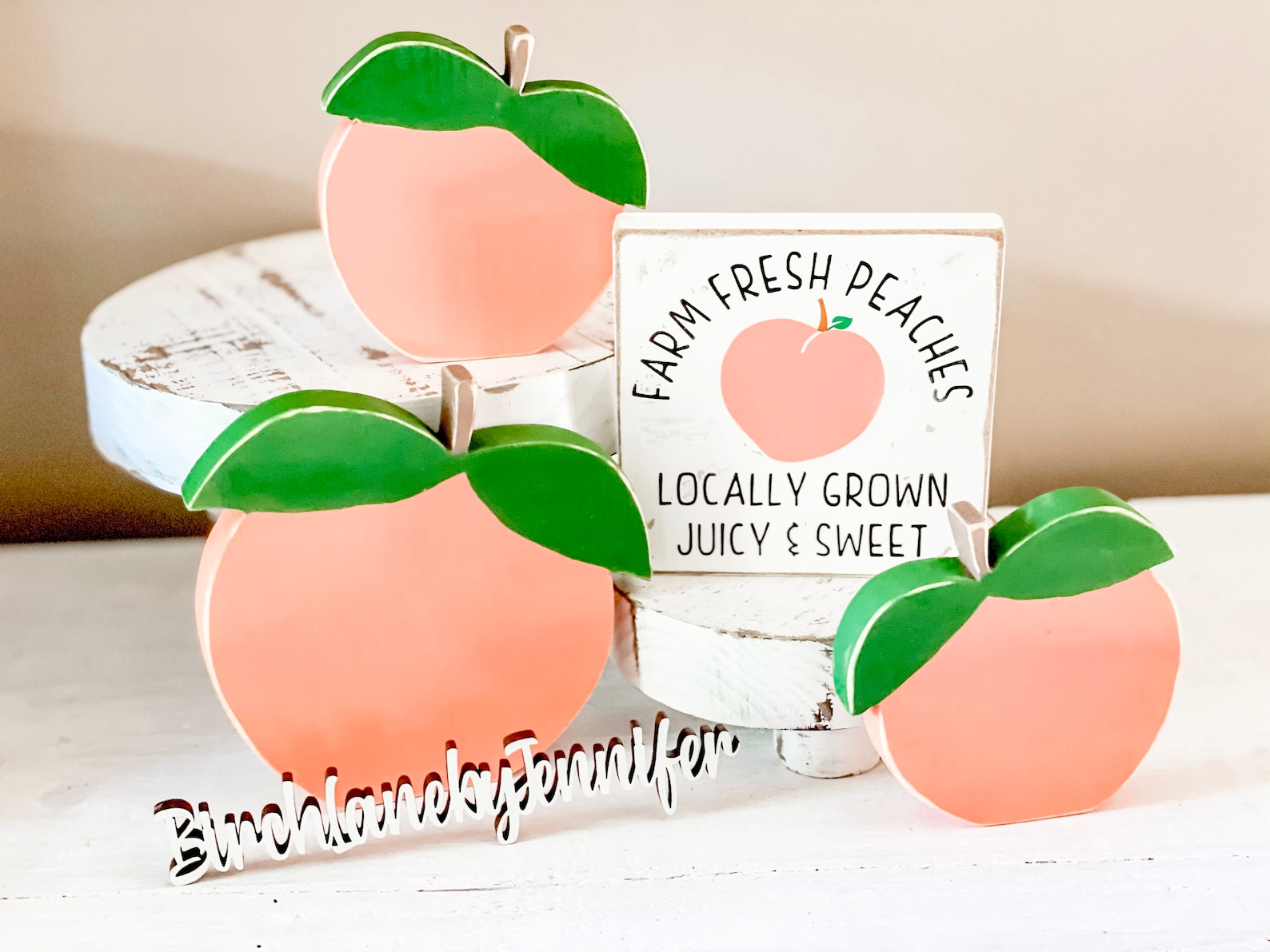 Wood peach rustic peach peach decor peach theme peach | Etsy