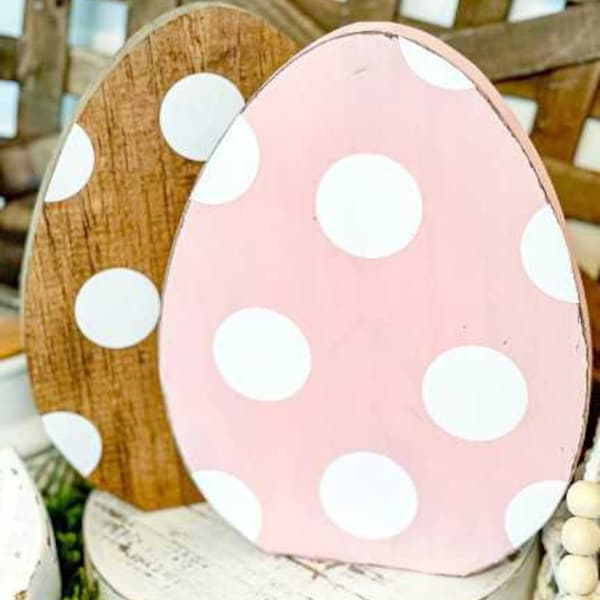 Easter decor, farmhouse sign, Easter signs, Easter egg, wood sign, Easter farmhouse decor, giant Easter egg, neutral Easter