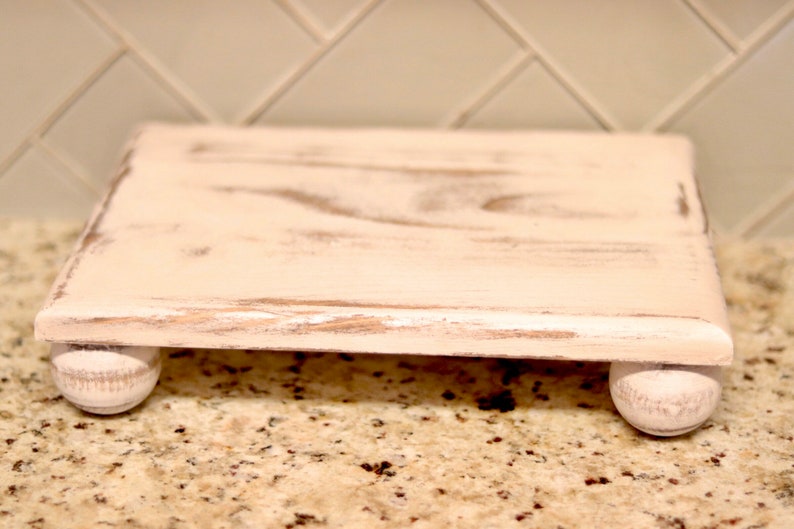 Tray Riser Farmhouse Tray Wood Riser Wood Tray Wood Stand Etsy
