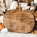 Pumpkin Shaped Riser Riser Farmhouse Riser Fall Decor Wood - Etsy