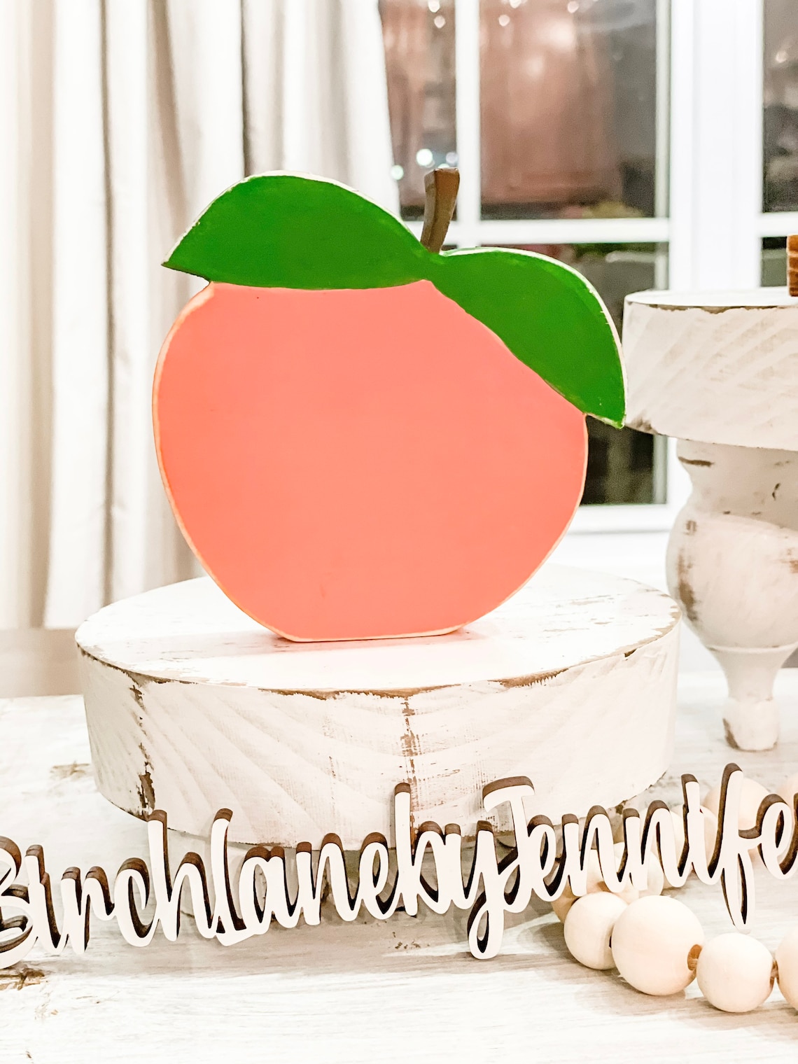 Wood peach rustic peach peach decor peach theme peach | Etsy