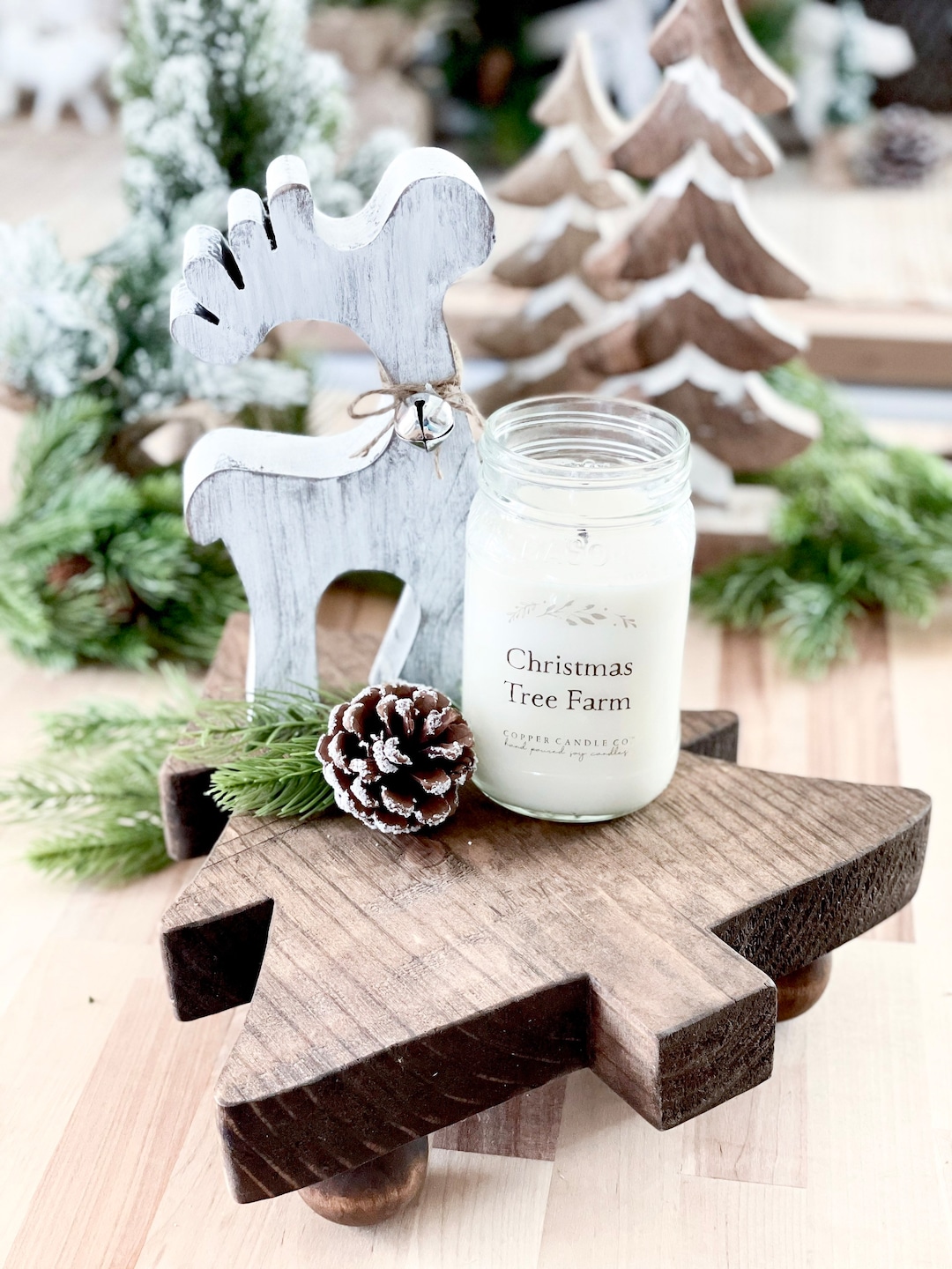 Christmas Tree Riser, Riser, Farmhouse Riser, Christmas Decor, Wood ...