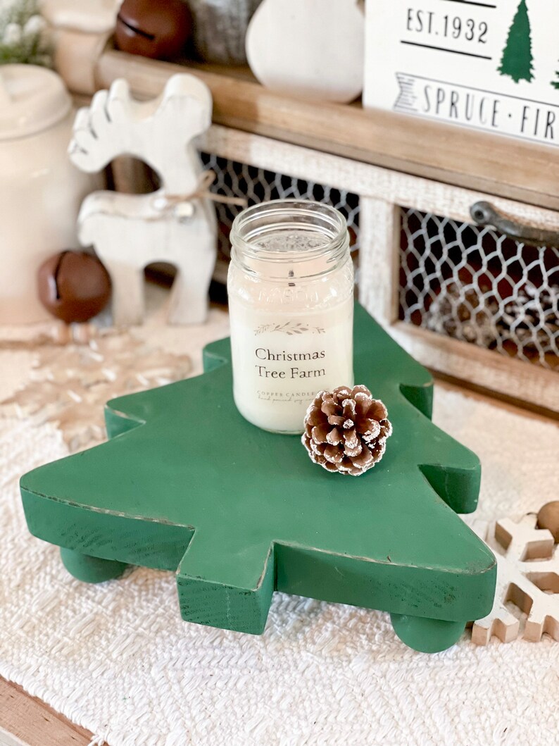 Christmas Tree Riser, Riser, Farmhouse Riser, Christmas Decor, Wood ...