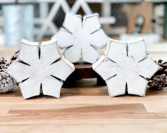 Wood snowflake, winter decor, Christmas decor, snowflakes, rustic Christmas, neutral Christmas, neutral winter decor, snow