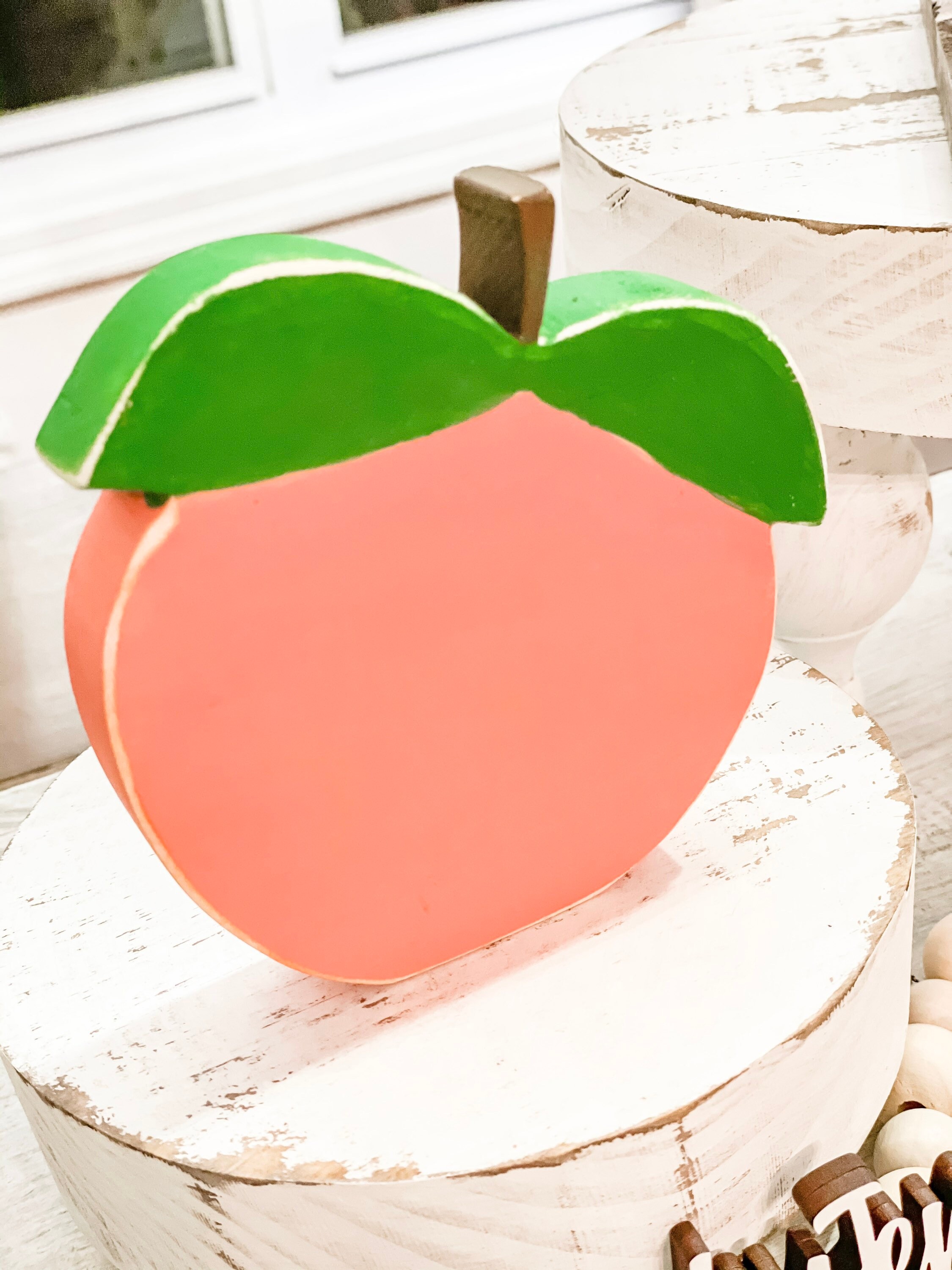 Wood peach rustic peach peach decor peach theme peach | Etsy