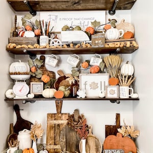 Pumpkin Shaped Riser, Riser, Farmhouse Riser, Fall Decor, Wood Pumpkin ...