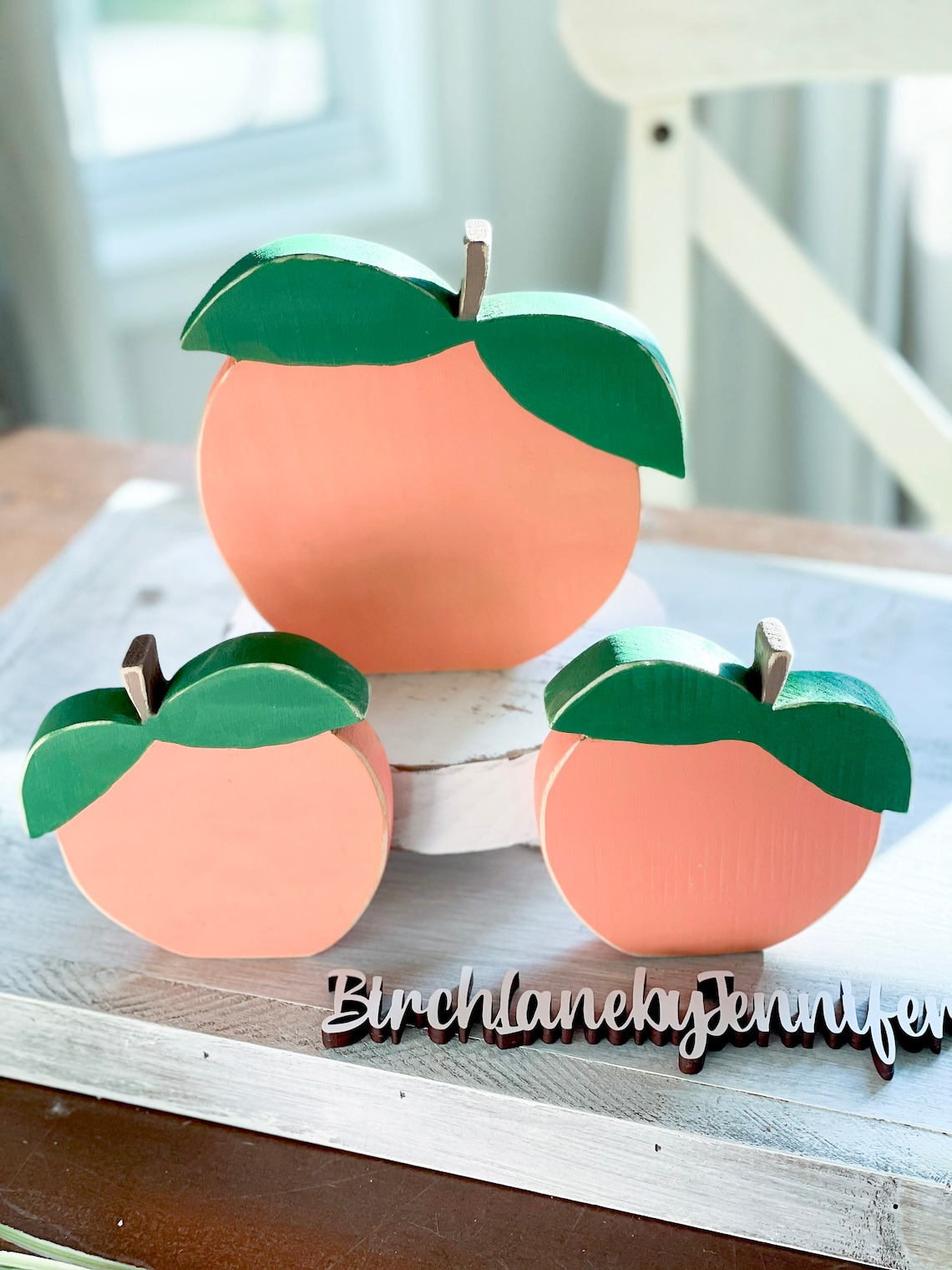 Wood peach rustic peach peach decor peach theme peach | Etsy