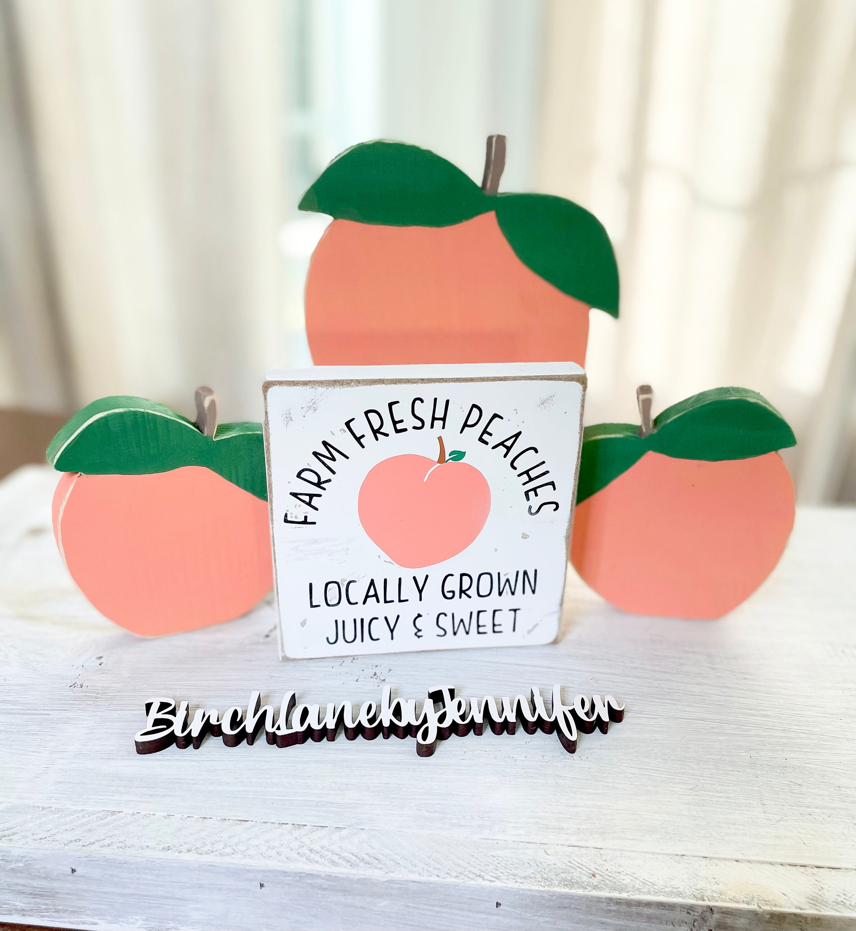 Wood peach rustic peach peach decor peach theme peach | Etsy