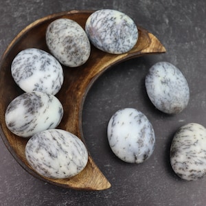 Dendritic Agate Pebble Crystal, Dendritic Agate Palmstone