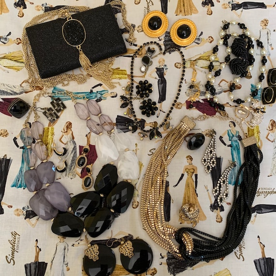 Little Black Dress Jewelry Collection-Black Gold T