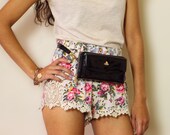 Heuptasje met zeilboot / Zwarte lak lederen heuptas / PU leer / Lakleer / Faux Patent Leather Purse / Taille portemonnee / Oceana Fannypack