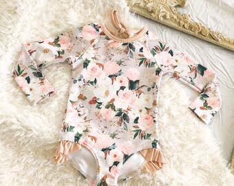 boho baby swimsuit