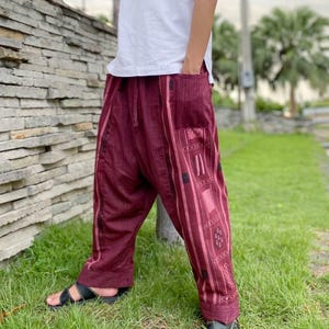 Boho Harem pants women men Genie Pants Aladdin Pants Boho Clothing Hippie Pants Tribal Pants Bohemian Style.