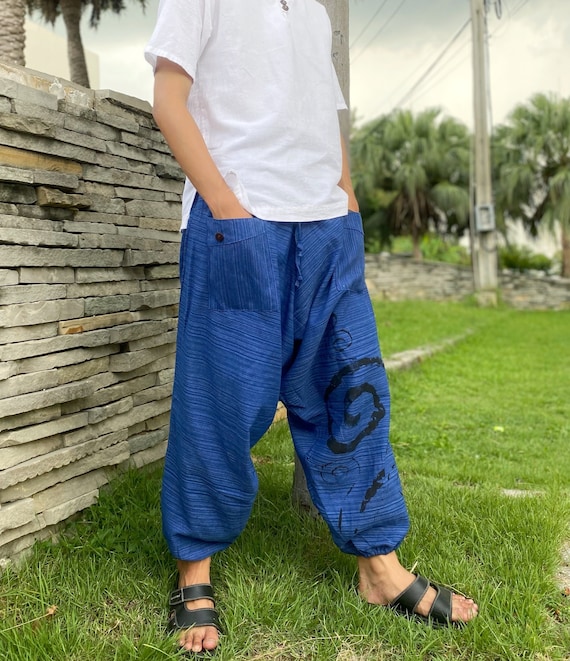 Harem Pants Men, Mens Festival Pants, Festival Clothing, Hippie