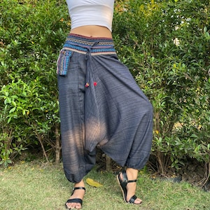 Harem Pants / Music Festival Clothing / Hippie Pants / Yoga Pants / Bohemian Clothing / Boho Clothing / Maditation Pants/Unisex Pants.