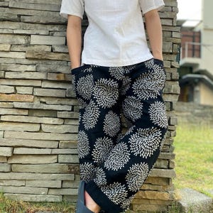 Harem pants women men Genie Pants Aladdin Pants adjustable length Boho Clothing Hippie Pants Tribal Pants Festival Clothes.
