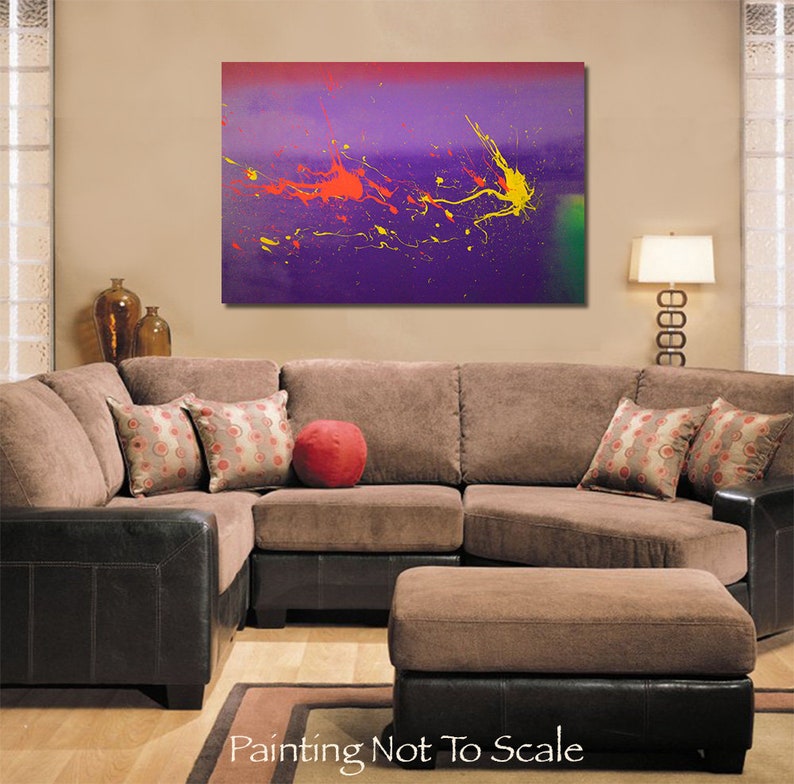 Large Abstract Wall Art Pink Original Wall Art Mixed Media Etsy