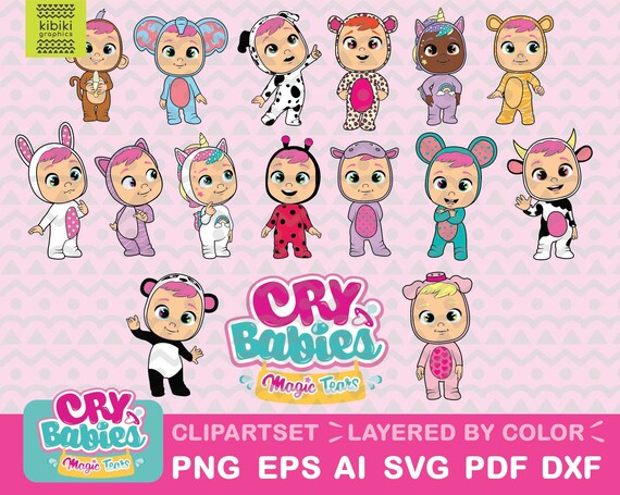Instant Dowload Crybabies Svg Craft Files Bebes Llorones Svg Etsy