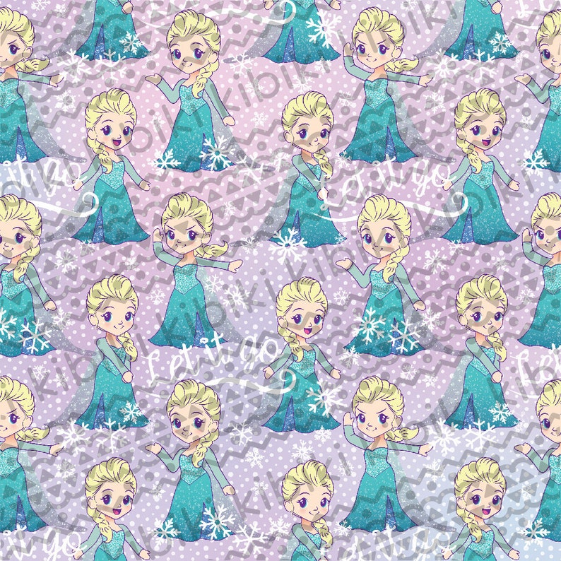 INSTANT DOWNLOAD Frozen digital paper Seamless pattern Etsy