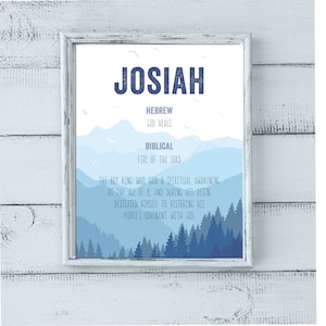 Personalized Name Meaning Printable, Nursery Decor, Newborn Name Meaning, Custom Name, Baby Shower Gift, New Mom Gift // DIGITAL FILE