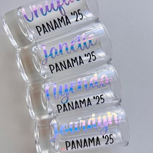Personalized Shot Glasses: Bridal Party Favors, Cruise Shots
