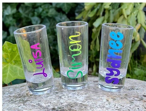 Shot Glasses Personalized Shot Glasses Bridesmaid Shot Glasses