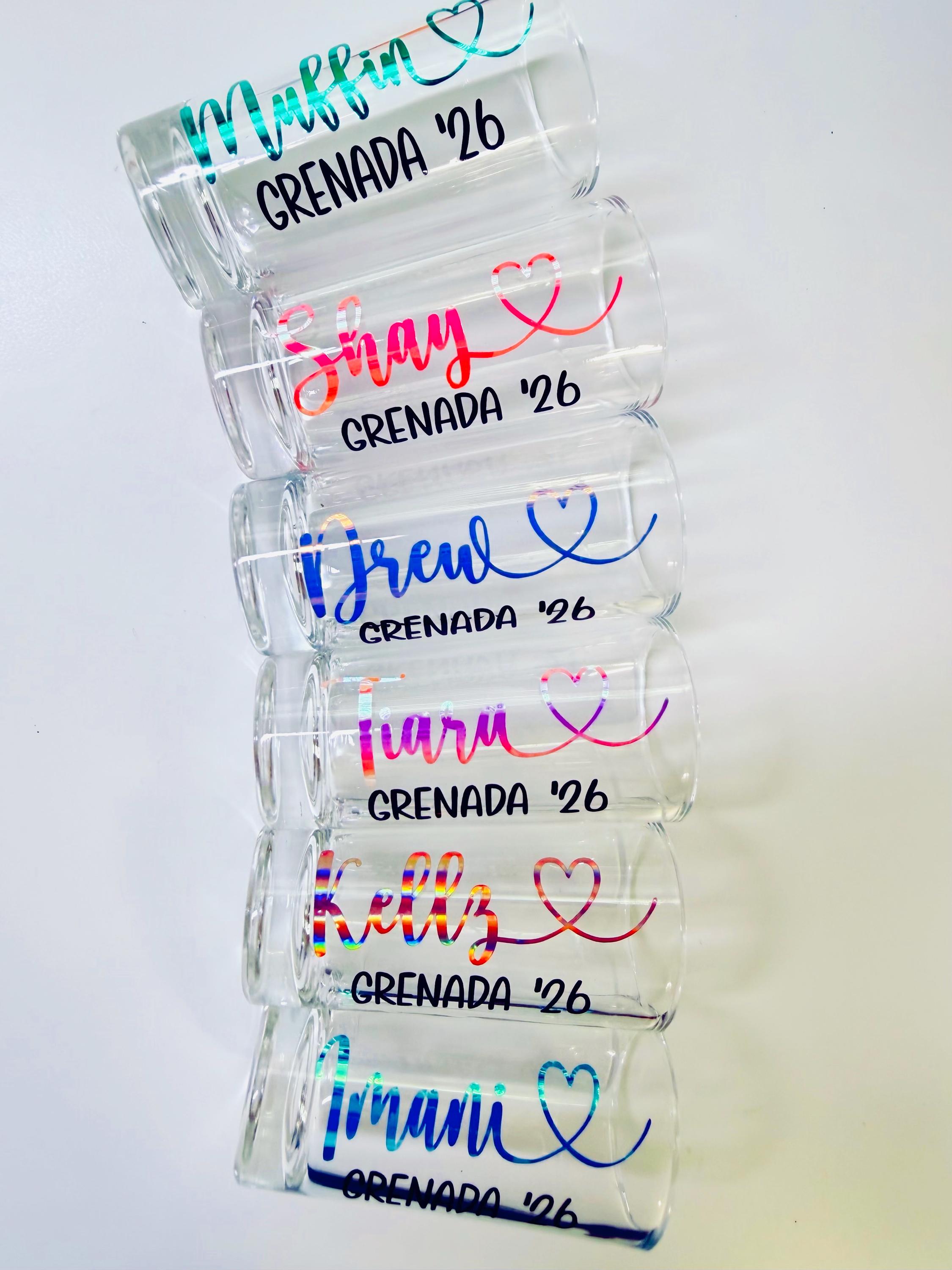 Personalized Shot Glasses